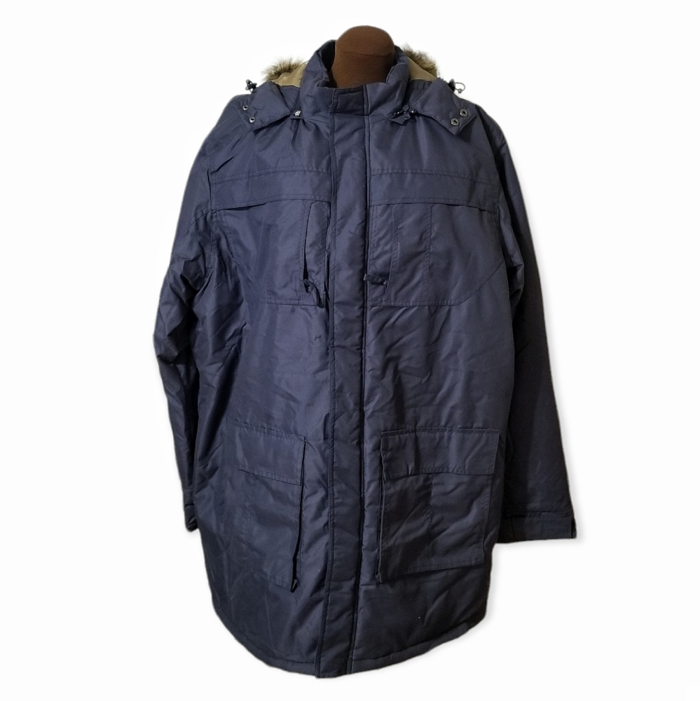 New KingSize Blue Jacket Man's Size 2XL Tall